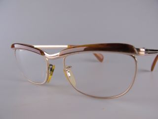 Vintage Böhler Gold Filled Eyeglasses Frames Size 46 - 16 Made In Germany