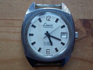 Vintage Mens Limit Automatic Wristwatch Gub Spezimatic Made In Gdr Spares Repair