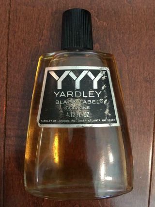 Vintage 1970 Yyy Yardley Black Label Men 