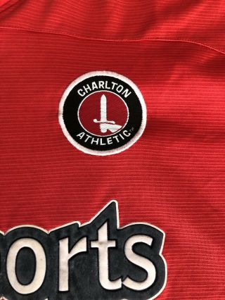 Charlton Vintage 02 - 03 Football Home Shirt Le Coq Sportif Red Mens XL 50”/52” 3