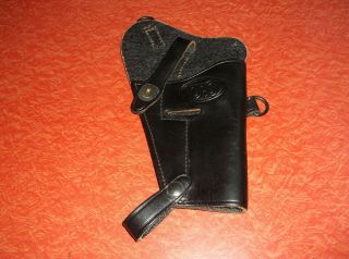 Vintage Cathey Ent Inc Us Military M7 Shoulder Holster Black Leather 7791527