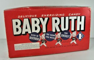 Vintage Copyright 1936 Large " Baby Ruth " Candy Bar Box