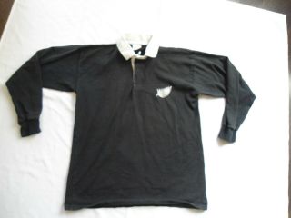 Vintage Zealand All Blacks Rugby Jersey Shirt Large