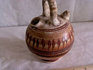 Vintage Native American Pottery,  Jar,  Pitcher,  Urn,  Hand Painted,  Clay Pot,  Unique