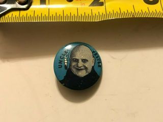 Rare Vintage 1960 ' s Addams Family Uncle Fester Pin - Green Duck 3