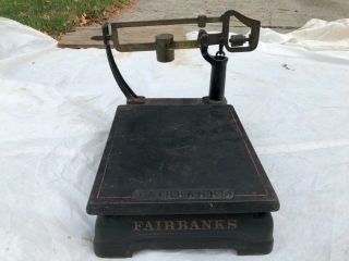 Vintage Antique Fairbanks Small Platform Scale