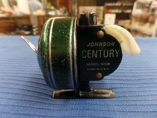 Vintage Johnson Century Model 100b Completely Serviced With 6lb Test Line