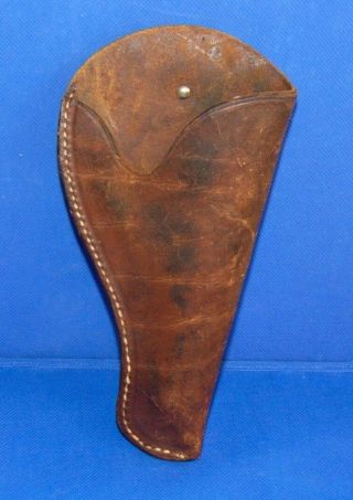 Vintage Brauer Bros Mfg Co St Louis Bo 3 1/2 Brown Leather Holster