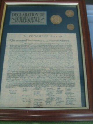 United States Commemorative Gallery Declaration Of Independence