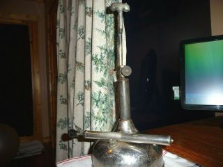 Vintage Coleman Table Lamp Quick - Lite 1919 Pat.  With Pump