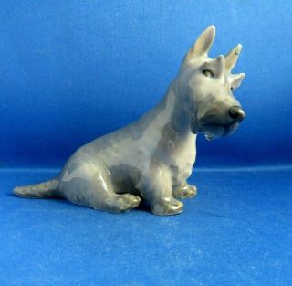 Vintage Royal Copenhagen Porcelain Figure Of A Scottie Dog - Pre 1963