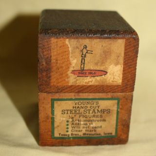 Antique Wooden Box Young 