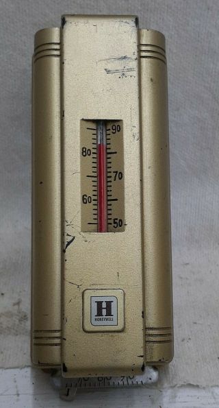 Vintage Honeywell Thermostat Minneapolis Steampunk Mcm Art Deco T44 T45