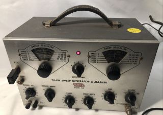 Vintage Eico 368 Sweep Generator Tv - Fm Sweep Generator & Marker W/probe