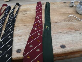 Vintage Rugby Football Ties 1974 Lions And Springboks 1969/70 Tour Rugger