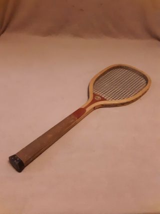 Pat.  1905 Antique A.  G.  Spalding & Bros.  Lakeside Tennis Racket