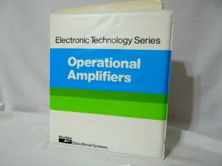 Vtg Heathkit 1984 Education Binder Operational Amplifiers Workbook