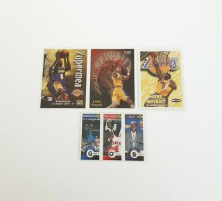 4 X Vintage 90s Kobe Bryant Los Angeles Lakers Nba Basketball Trading Cards