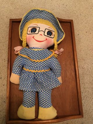 Vintage Rare Mattel Mrs.  Beasley (family Affair) 15 Inch Cloth Doll Rag Doll