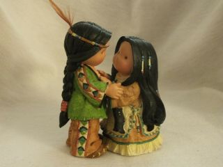 Friends Of The Feather Vintage 2000 " One Blanket,  One Love " Figurine