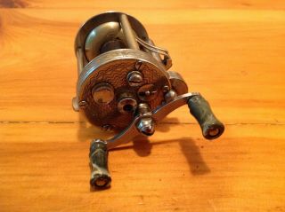Vintage Pflueger Summit Fishing Reel (early One) In Great Shape W Strong Click.