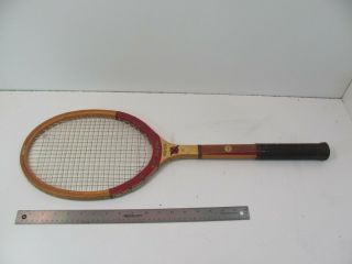 Vintage Spalding Kro - Flite Throat Wood Tennis Racket Racquet