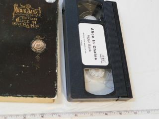 Alice In Chains Music Bank The Videos VHS tape vintage band documentary Man Box 3