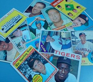 All 60 ' s VINTAGE 40ct - Koufax,  Ford,  Snyder,  Maris, 2