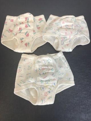 3 vintage diapers cover ' s Gerber training Pants 3t baby pants 2