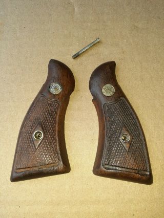 Vintage Smith & Wesson K Frame Diamond Magna Grips
