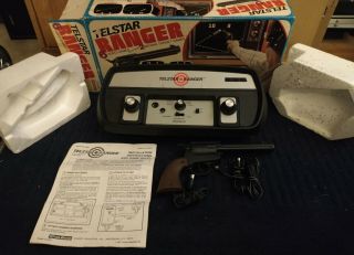Vintage 1977 Coleco Telstar Ranger Video Game System,  With Box,