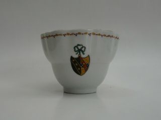 Fine Antique Chinese Export Armorial Famille Rose Tea Cup