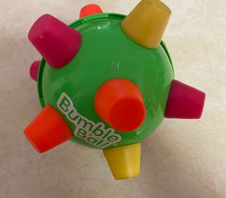 Vintage 1990s Green Bumble Ball - Motorized Ball Toy (for Parts/not)