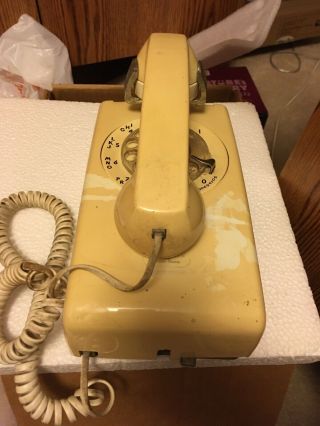 Vtg Western Electric Rotary Wall Phone 554 Bmp 11 - 79