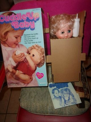 Vintage Cuddle Up Baby Doll & Orig Box Never Played With Kenner 1979