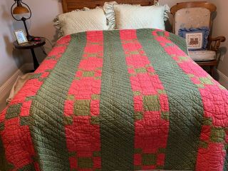 Vintage Quilt/hand Made 100 Years Old
