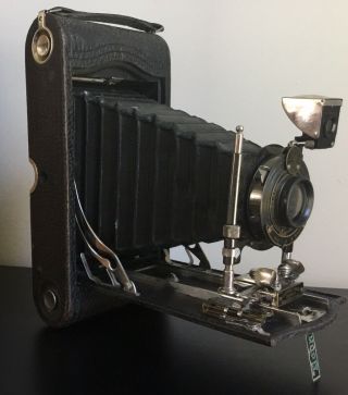 1914 No.  3 - A Autographic Folding Pocket Kodak Antique Camera In Case
