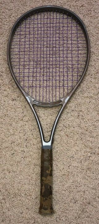 Vtg 1989 Prince Cts Lightning Oversize No 3 Racket Racquet 4 3/8 Cover