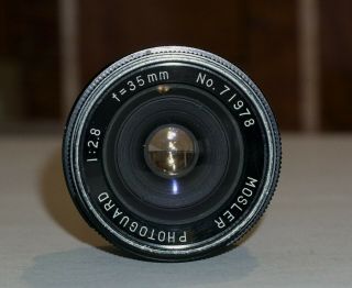 Sony Mirrorless 35mm F/2.  8 Vintage Lens (mosler Photoguard)