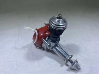 Red Space Bug Jr.  049 Vintage Model Airplane Engine From 1954