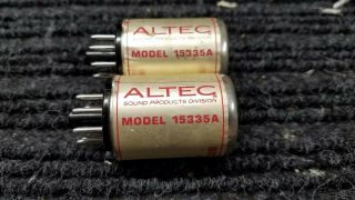 Pair Vintage Altec Bridging Matching Input Transformer