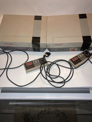 Vintage Nintendo Nes - 001 Gaming System Price Is For Both