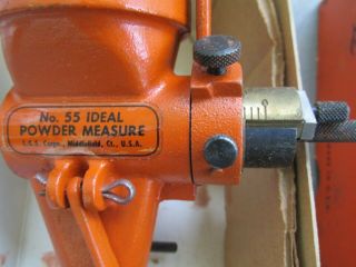 Vintage Lyman Ideal Gun Powder Measure No.  55 w/ Instructions 2