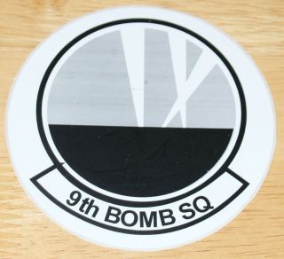 Usaf Us Air Force 9th Bomb Squadron Dyess Afb B - 1 Squadron Sticker