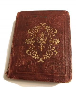 Antique Vintage Crumbs From The Masters Table 1850s Miniature Book W Mason