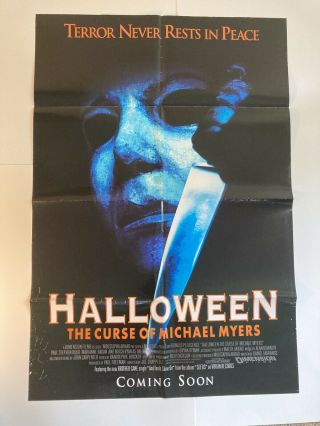 Vintage - Halloween The Curse Of Michael Myers 1995 27x40 Movie Poster