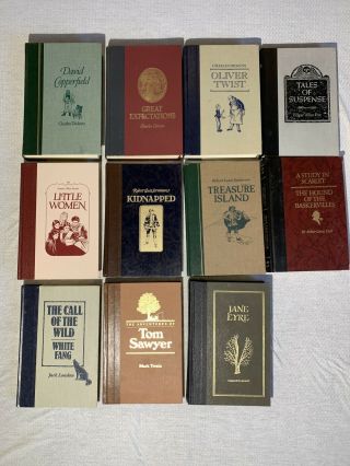 Readers Digest Set Of 11 Classic Books World Best Reading Vintage Reads Or Decor