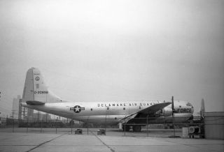 Usaf,  Boeing C - 97g Stratofreighter,  0 - 20898 Los Angeles,  1961 Large Size Negative