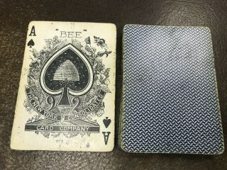 Antique Bee 92 Playing Cards C1900 From York Consolidated Card Co 52/52 No J