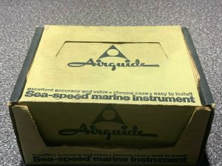 Vtg Nos Airguide Model 76 Illuminated Marine Compass Ith Instructions